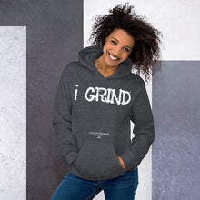 Load image into Gallery viewer, Unisex i GRIND Hoodies | Creative Demand Clothing Hoodies (White Text)
