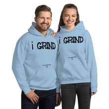 Load image into Gallery viewer, Unisex i GRIND Hoodies | Creative Demand Clothing Hoodies (Black Text)
