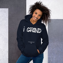 Load image into Gallery viewer, Unisex i GRIND Hoodies | Creative Demand Clothing Hoodies (White Text)

